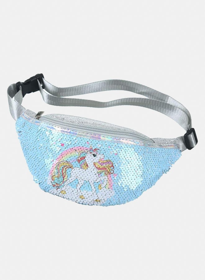 Fashionable Waist bag  Girl’s Unicorn Fanny Pack - Cute Kids Travel Waist Bag - Crossbody Belt Bag Sport Running Camping Trip - Christmas Gift for Girls  - Image 1