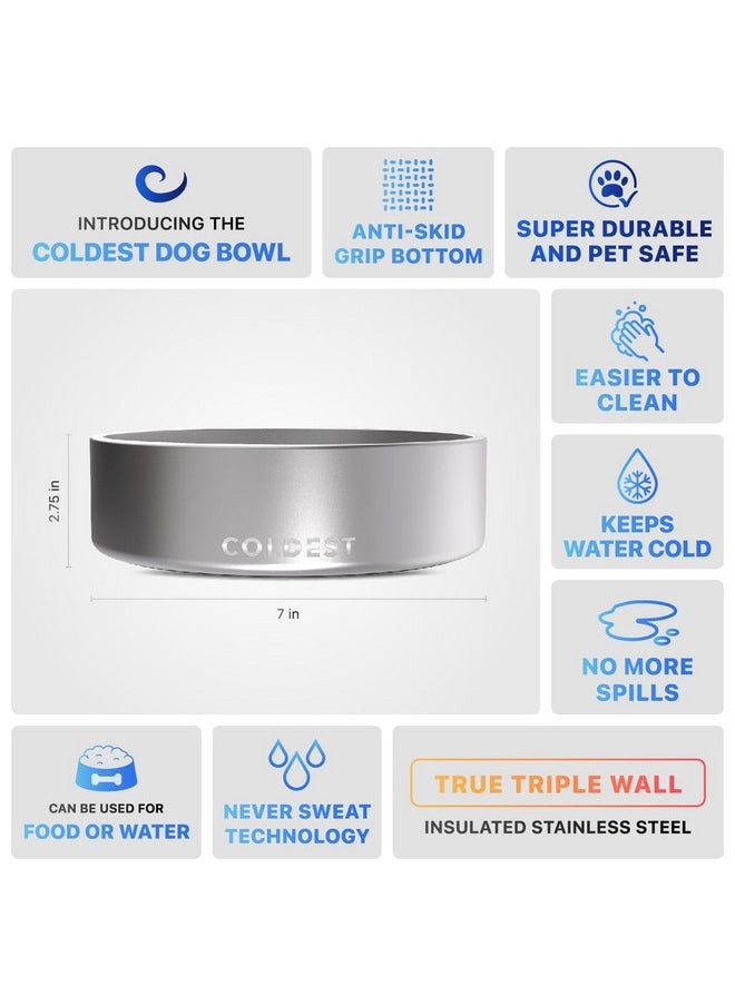 وعاء طعام للكلاب من Coldest Dog Bowl، وعاء طعام للكلاب مصنوع من المعدن المقاوم للصدأ وغير قابل للانزلاق، كبير الحجم، مقاوم للانسكاب، وعاء طعام وماء للكلاب والقطط، آمن للاستخدام في غسالة الأطباق (42 أونصة، فولاذ مقاوم للصدأ مصقول) - pzsku/ZC7C06F35A29D42EE2FF3Z/45/_/1726221225/95ec5cb1-7184-45bf-8dd3-1837b1c41f6e