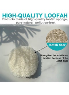 Mr.Cui'shop 36 Pcs/Set Natural Exfoliating Face Pad Loofah Sponge Facial Brush Makeup Remover Shower Scrubber Remove Dead Skin Body Bath Spa For Men & Women Renewable Resource Pack Of 36  - Image 4