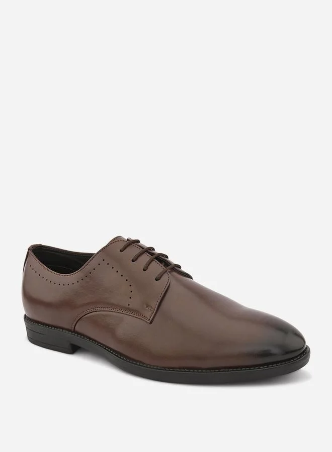 Styli Almond Toe Lace Up Occasion Formal Shoes