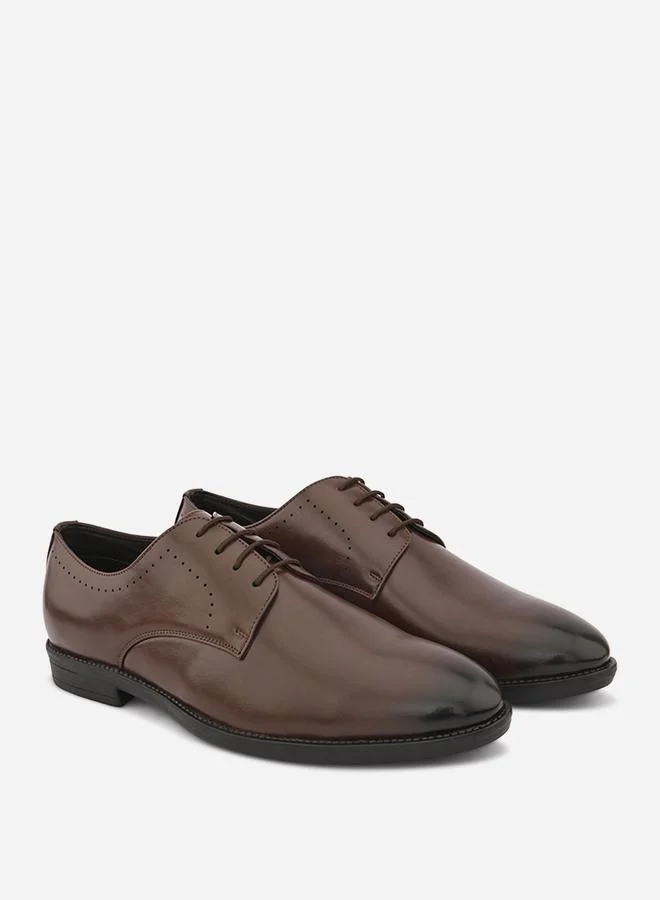 Styli Almond Toe Lace Up Occasion Formal Shoes