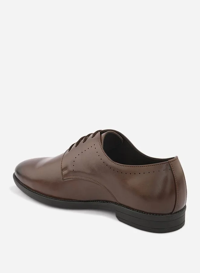 Styli Almond Toe Lace Up Occasion Formal Shoes