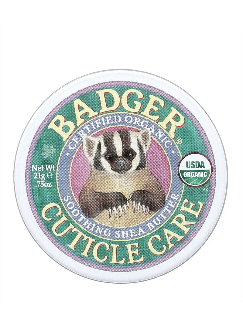 Badger Cuticle Care Shea Butter 0.75 oz (21 g) - Image 1