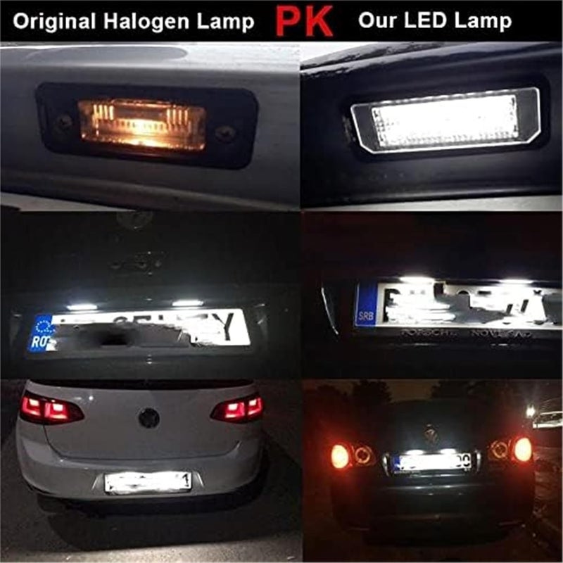 QASULER LED License Plate Lights for Seat and VW Models - Image 2