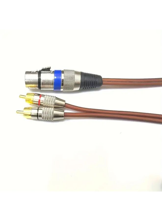 1 To 2 RCA Splitter Cable 39.39 Inch Heavy Duty Stereo Audio Male To Female - Image 4