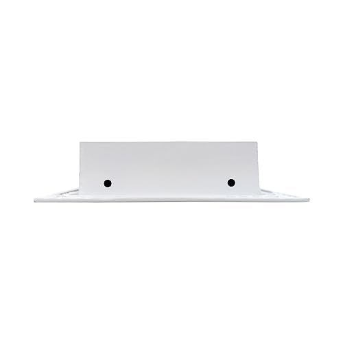 BUILDMART - 20x6 Modern AC Vent Cover - Decorative White Aluminum Air Vent - Standard Linear Slot Diffuser - Heating and Cooling Register Grille for Ceiling, Walls & Floors - Texas Buildmart - Image 3