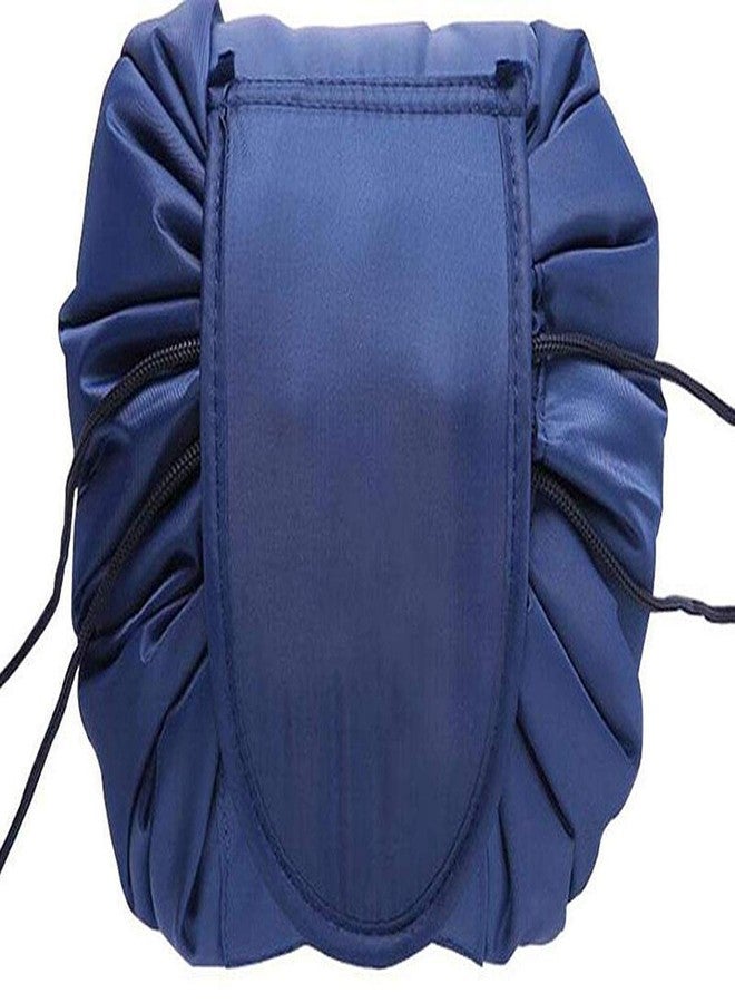 Onmall Makeup Bag Pouch for Toiletries Vanity Cosmetic Product Drawstring Cosmetic Pouch Bag with Small Zipper Pocket Traveling Storage Makeup Cosmetic Accessories Pouch Bag Multicolor Polyester - Image 1