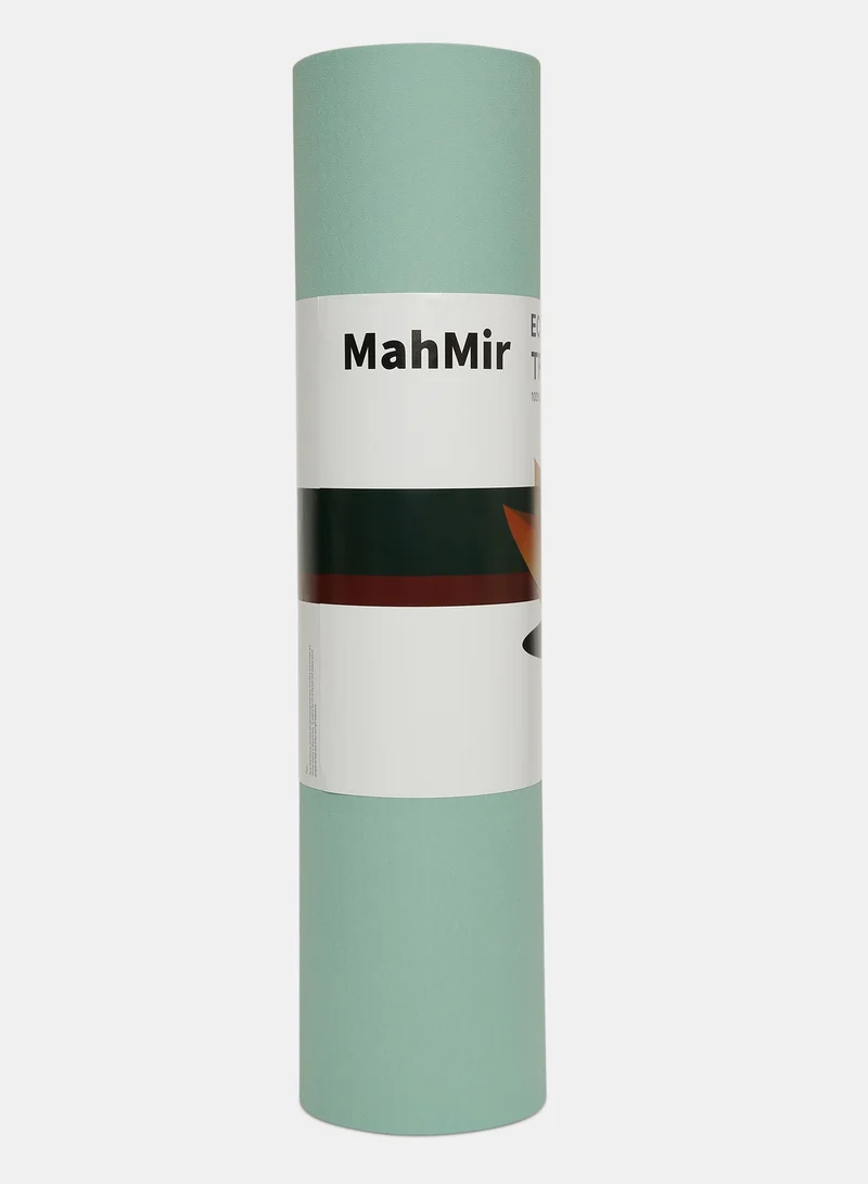 Mahmir light Green+Black Yoga Mat Anti-Slip Exercise Mat With Carrying Bag Fitness Mat For Pilates 183Cm*61Cm*6Mm Thickness For Woman Man Beginners Light Green+Black  | Best Price UAE