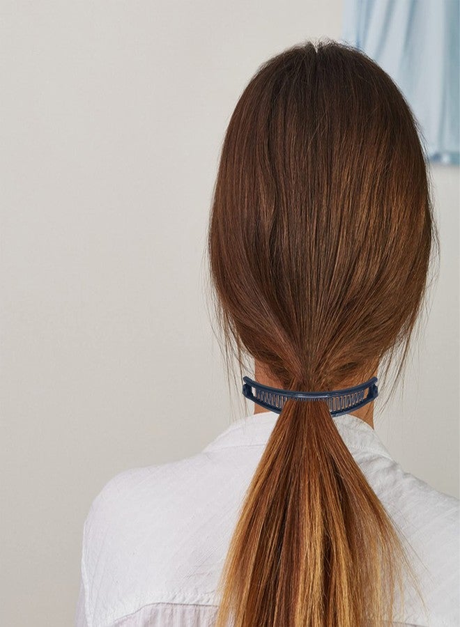 1st Choice 3 Pieces Clincher Combs Fishtail Grip Comb Ponytail Clamp for Long Women's Hair - Banana Shaped Hair Accessory - Image 5