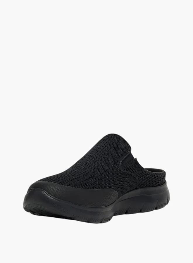 SKECHERS Men's Textured Slip-On Mules - SUMMITS