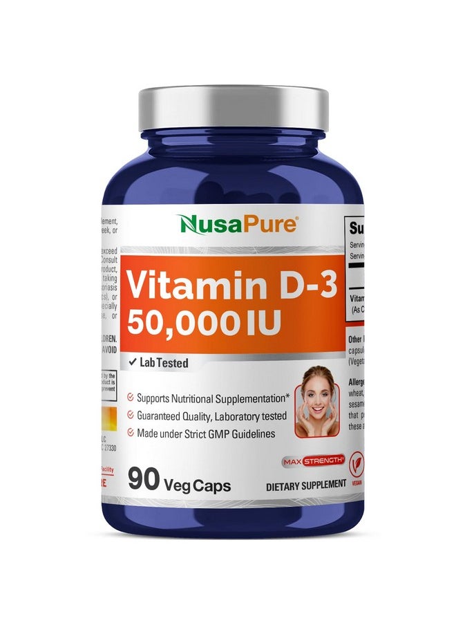 NusaPure Vitamin D3 50,000 IU 90 Veggie Capsules (Non-GMO, Vegan) - pzsku/ZC7C127A74024477F6C0AZ/45/_/1739881984/9889794c-ec62-4459-8fc1-46f85b810892