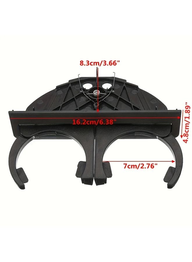 Insertable Black Rear Car Cup Holder Drink Beverage For BMW E39 Series - Image 2