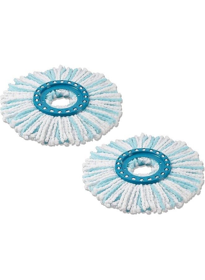 Zalcoon 2 Pack Replacement Heads for Leifheit Clean Twist Disc Mop Micro Set - Image 1