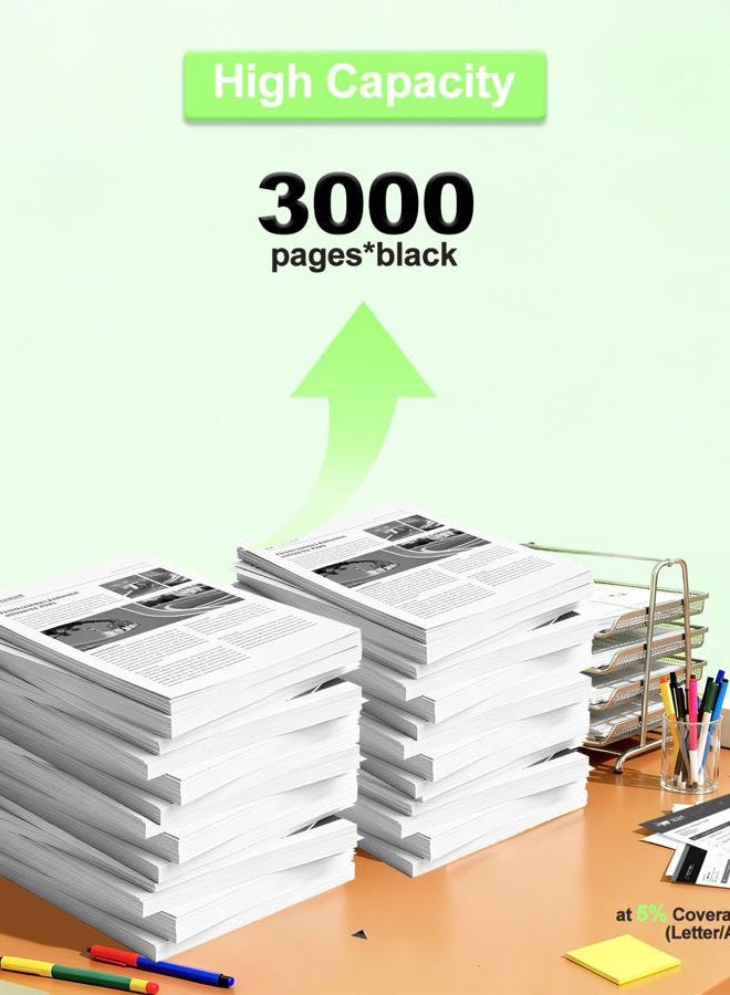 GREENCYCLE Compatible Toner Cartridge Replacement for Brother TN760 TN-760 TN730 with CHIP to Use with HL-L2350DW HL-L2395DW HL-L2390DW HL-L2370DW MFC-L2750DW MFC-L2710DW laser printer (Black, 1-Pack) - Image 3