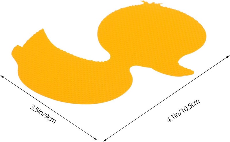 24pcs Non-Slip Bathtub Stickers, Yellow Duck Adhesive Shower Floor Decals, Waterproof Silicone Safety Bathroom Tub Stickers for ’ Anti-Skid Bath Decor - Image 2
