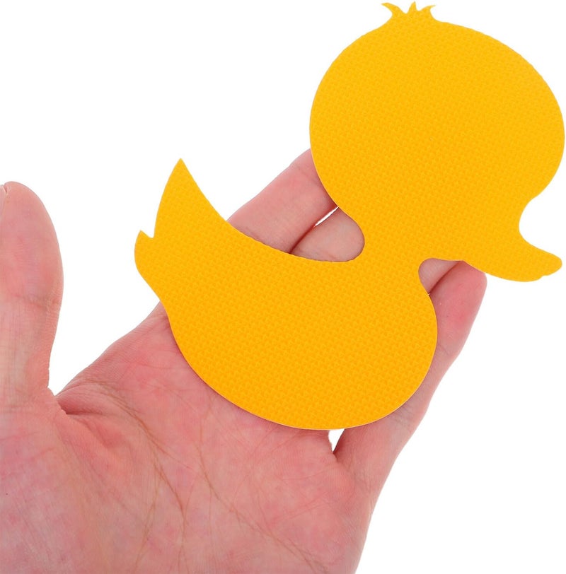 24pcs Non-Slip Bathtub Stickers, Yellow Duck Adhesive Shower Floor Decals, Waterproof Silicone Safety Bathroom Tub Stickers for ’ Anti-Skid Bath Decor - Image 4