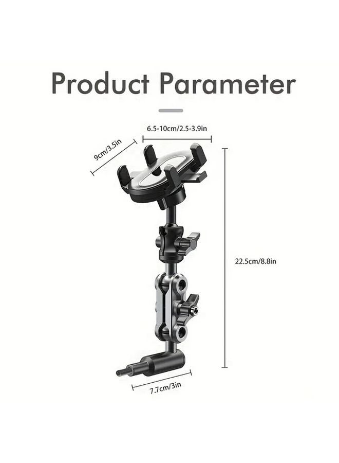 Black Car Tank 300 A Pillar Handrail Phone Holder Compatible With Harvard H9 - Image 3