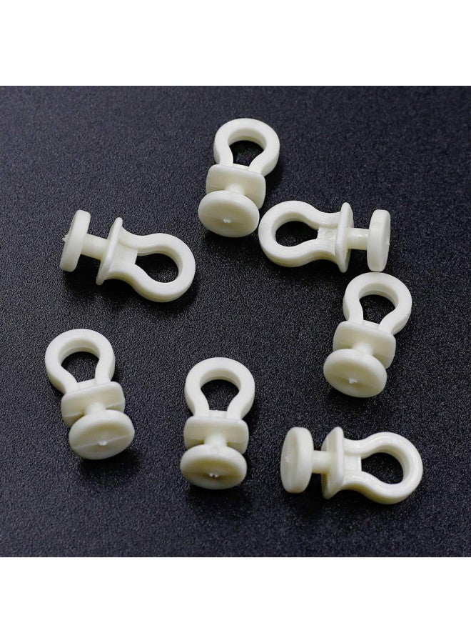 Luomorgo 50 Pcs Plastic Rollerbolt Window Curtain Glider Track Carrier Slide Wheels Rollers - Image 2