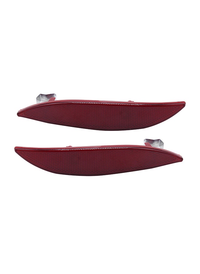 Loquat 2-Piece Left And Right Rear Bumper Reflector For Renault Megane MK3 - Image 1