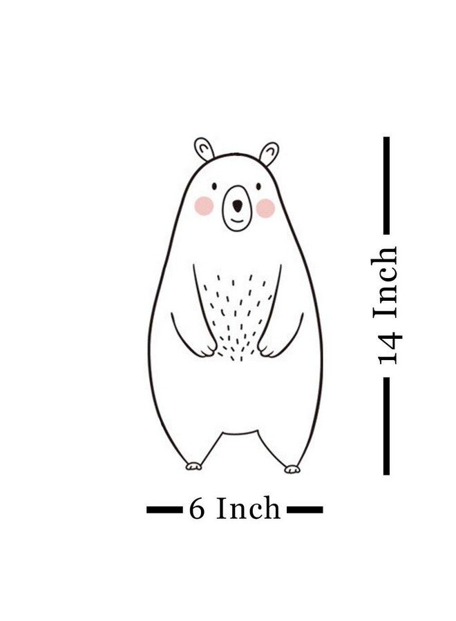 ديكوش ملصقات جدارية قابلة للتقشير واللصق لديكور حضانة سفاري لحيوانات كبيرة الحجم لديكور غرفة نوم الأطفال وحضانة الأطفال وغرفة اللعب - Image 2
