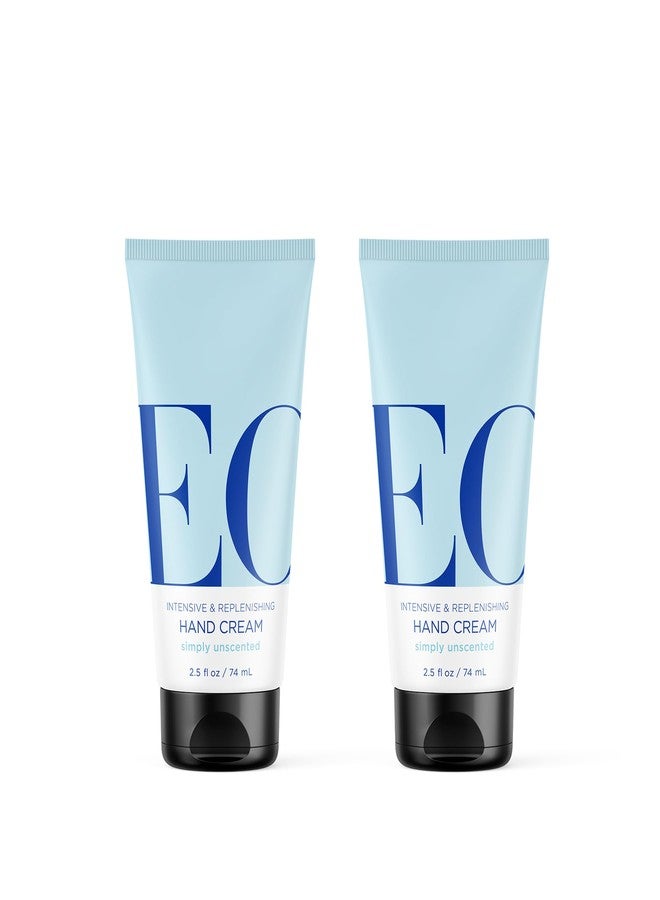 EO Hand Cream, 2.5 Ounce (Pack of 2), Unscented, Moisturizer for Dry Skin - Image 1