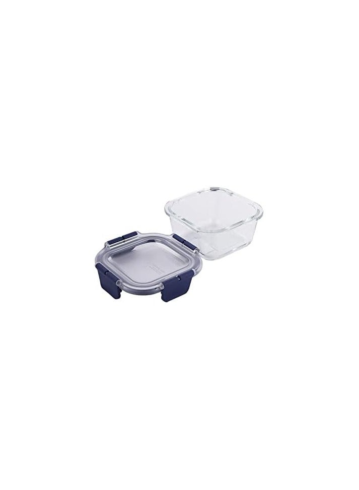 LOCK & LOCK Topclass Square Heat Resist. Glass Cont. 300Ml - Image 1