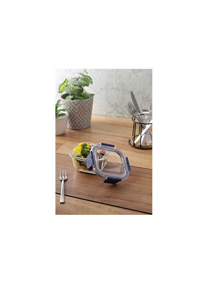 LOCK & LOCK Topclass Square Heat Resist. Glass Cont. 300Ml - Image 2