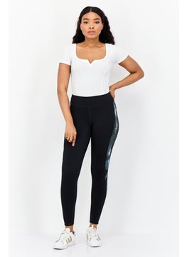 Reebok Women Sportswear Fit Running Leggings, Black  - Image 3