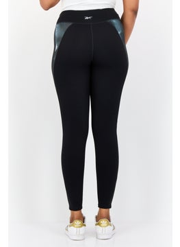 Reebok Women Sportswear Fit Running Leggings, Black  - Image 2