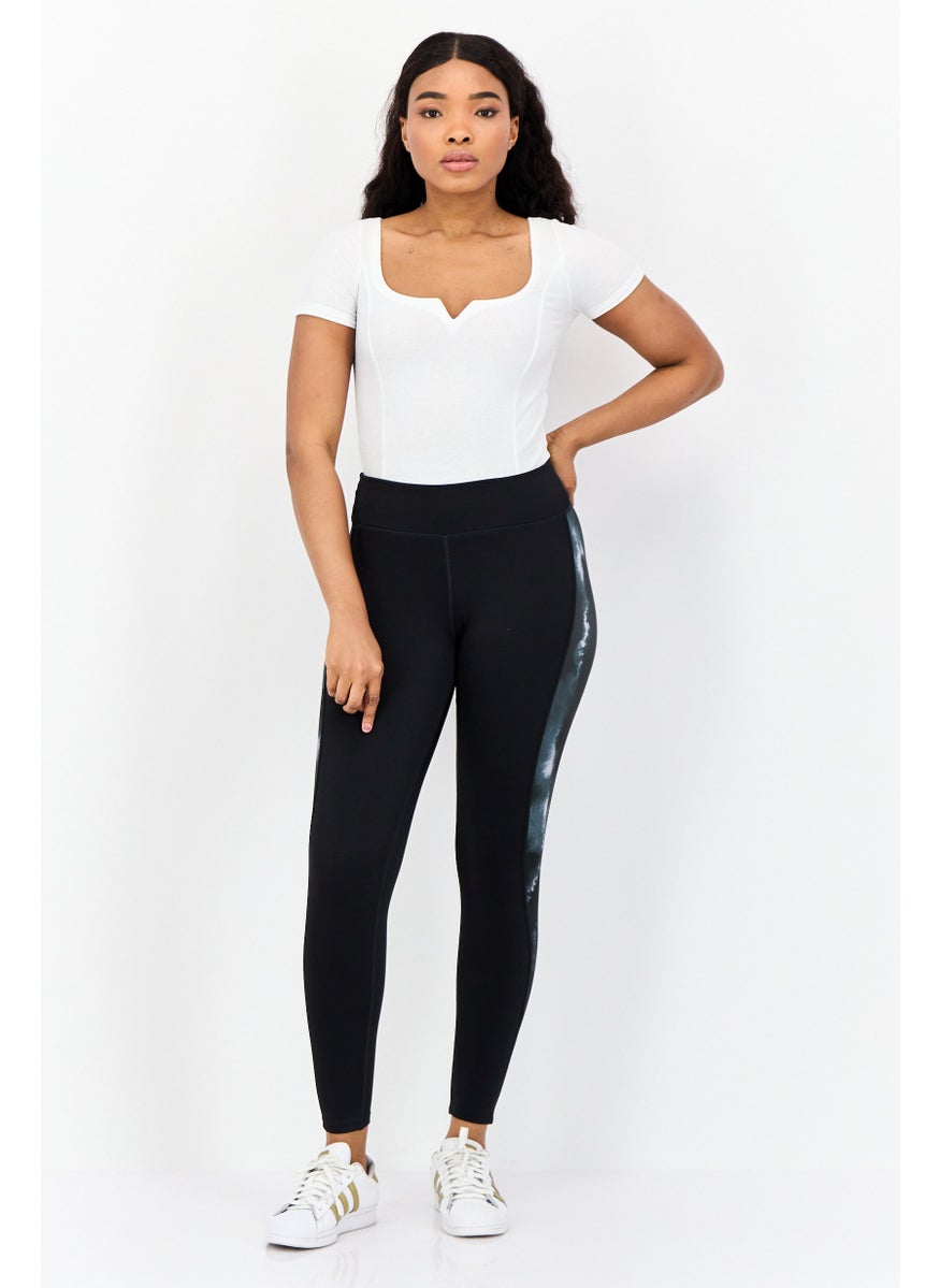 Reebok Women Sportswear Fit Running Leggings, Black  - Image 3