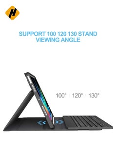 هوها Galaxy Tab S6 Lite 10.4 Case مع لوحة المفاتيح - لوحة المفاتيح اللاسلكية القابلة للفصل - غطاء حامل فوليو نحيف Premium لـ Samsung Galaxy Tab S6 Lite 10.4 بوصة SM -P610 SM -P615 2020 ،  - Image 3