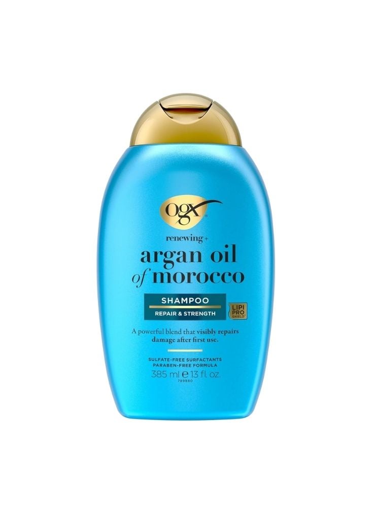 أو جي إكس شامبو زيت الأرغان المغربي من أو جي إكس - تركيبة خالية من الكبريتات لإصلاح وتقوية الشعر - Image 1