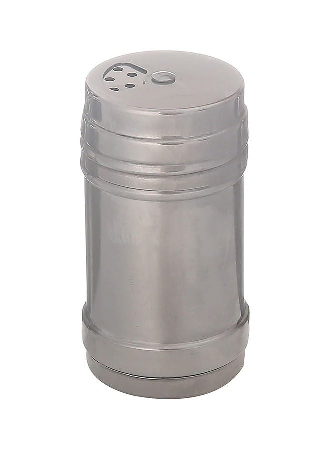 Stainless Steel Salt-Pepper Shakers With Moving Head  Silver 