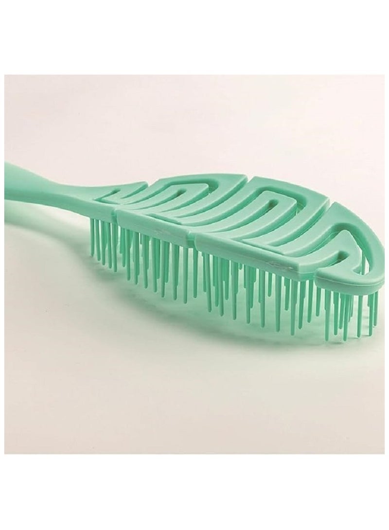 Generic Detangling Hair Brush with Flexible Massage Bristles Detangling - Durable Massage Styling Tool for Wet and Dry Hair - Multicolor  - Image 5