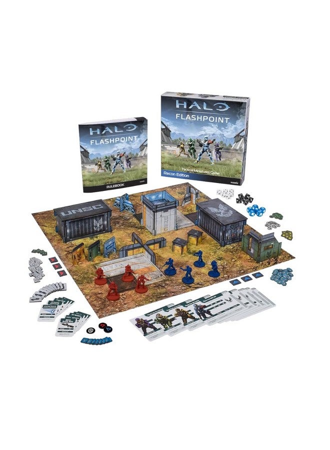 Mantic Halo: Flashpoint (Recon Edition) Tabletop Miniatures Game - Lead Spartan Fireteams! Fast-Paced Tactical Skirmish Game for Kids & Adults, Ages 13+, 2 Players, 60 Min Playtime, Made by Mantic Games - Image 1