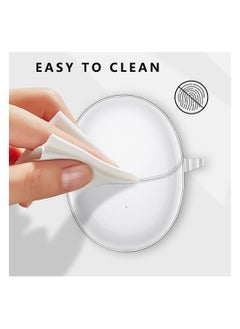 KASTWAVE Clear Case Compatible with Huawei FreeBuds 5, Protective Cover for Headphones, TPU Soft Thin Light-Weighted Cover with Anti-Lost Carabiner, Slim-Fit, Anti-Fall, Not Easy to Dirty  - Image 5