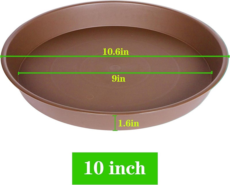 Bleuhome Plant Saucer 10 inch Chocolate - Image 2