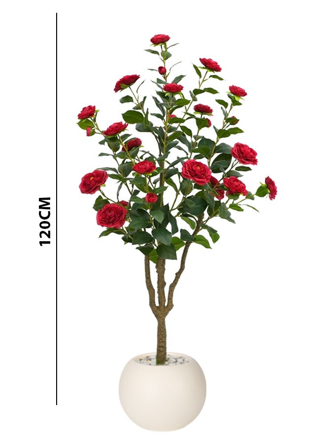 keke Decorative Faux Plant for Indoor & Outdoor Use, Realistic Greenery for Home, Office, Living Room, Patio or Entryway Decor 120CM - Image 2