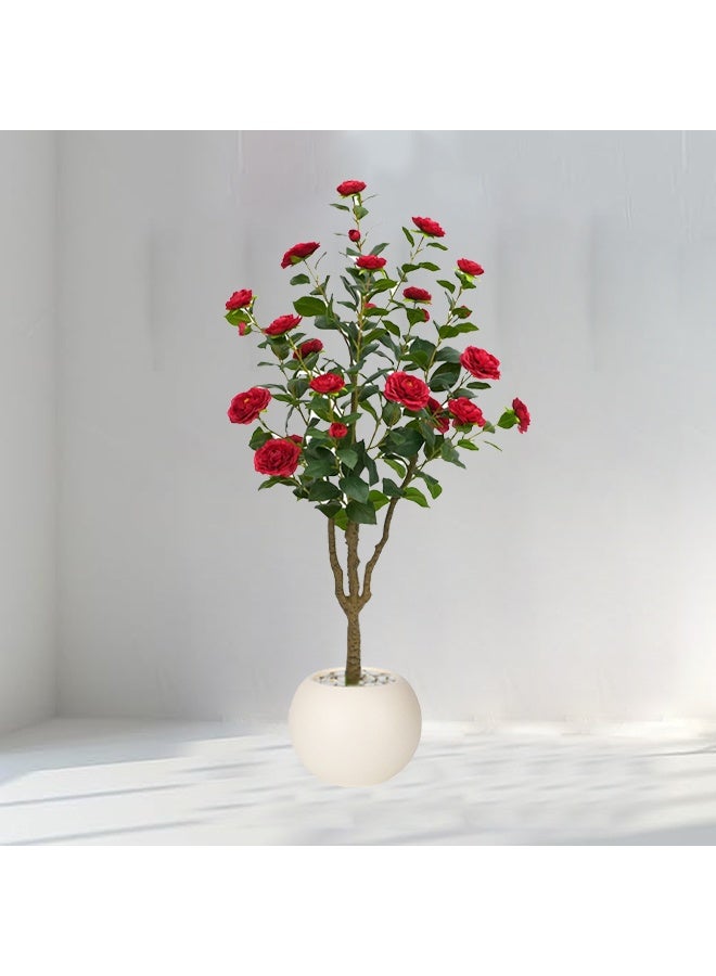 keke Decorative Faux Plant for Indoor & Outdoor Use, Realistic Greenery for Home, Office, Living Room, Patio or Entryway Decor 120CM - Image 5