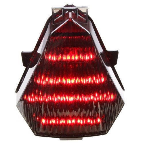 Integrated Sequential LED Tail Lights Smoked for 20082016 Yamaha YZF R6