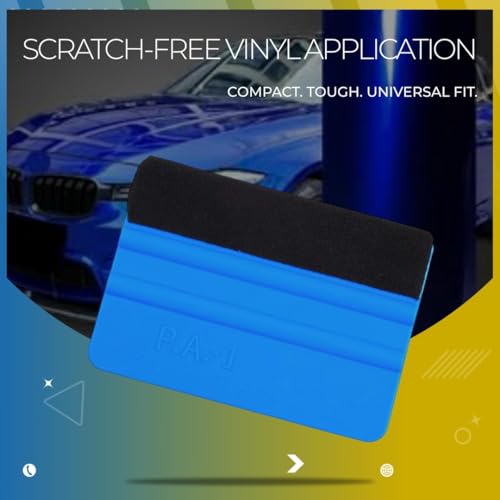 Fusion Graphix Vinyl Plastic Car Squeegee Decal Wrap Applicator Soft Felt Edge Scraper - Pack of 1 - Image 2