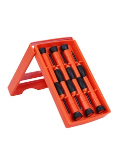 Taparia Taparia PSFP-6 Precision Screw Driver Set, Orange & Black, 6 Pieces  - Image 4
