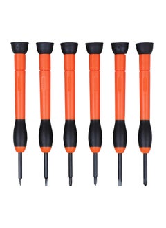 Taparia Taparia PSFP-6 Precision Screw Driver Set, Orange & Black, 6 Pieces  - Image 5