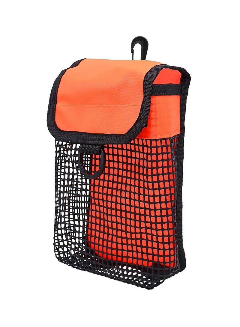 Scuba Diving Gear Bag with Mesh Storage Pocket Finger Reel SMB Safety Surface Marker Buoy Holder Pouch Snorkeling Equipment Carry Lightweight for - Image 1