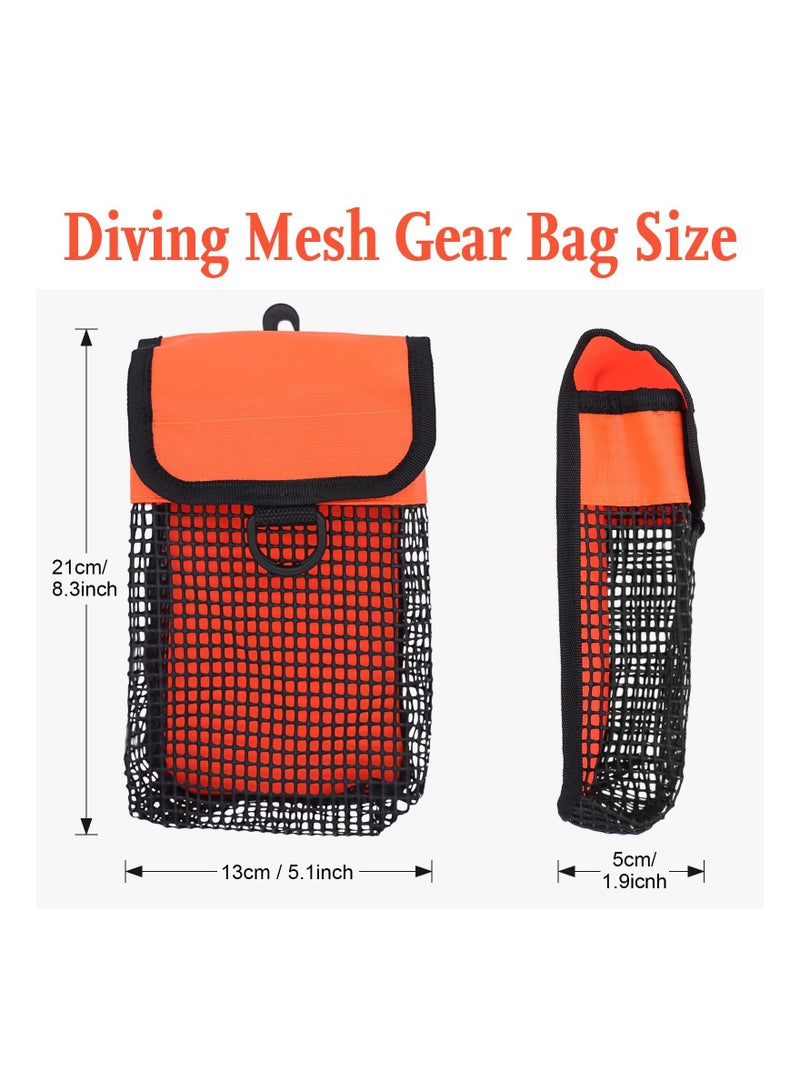 Scuba Diving Gear Bag with Mesh Storage Pocket Finger Reel SMB Safety Surface Marker Buoy Holder Pouch Snorkeling Equipment Carry Lightweight for - Image 5