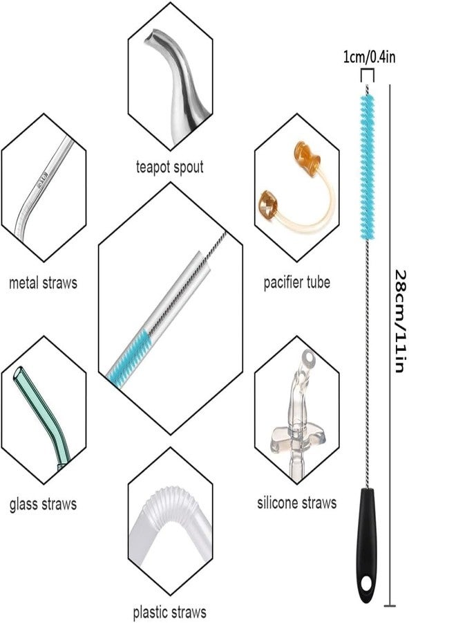 MIJILIX 3Pcs Bottle Cleaner Brush Set Long Handle Washing Baby Bottle Cleaning Brushes for Narrow Neck Water Bottles Tumblers Straws Coffee Mugs Sport Bottles Flasks and Thermos Lid Cup Brush. - Image 4