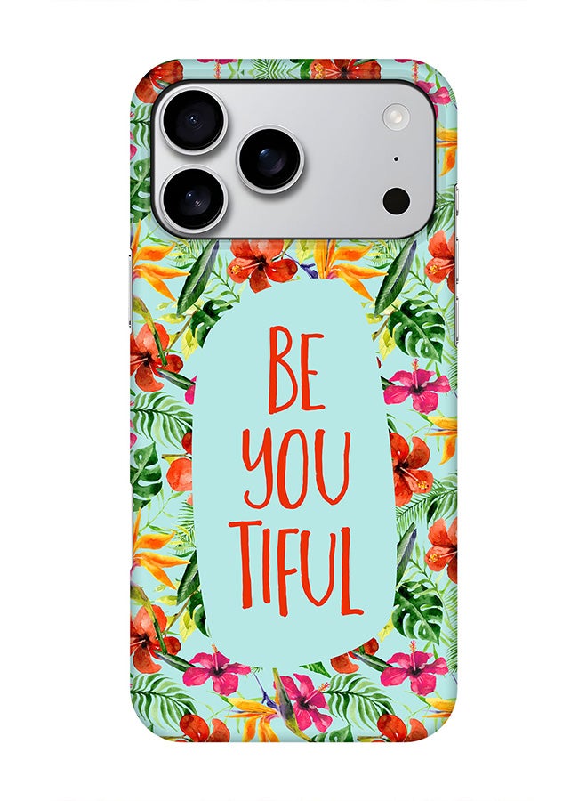 Stylizedd For iPhone 17 Pro Max,Case, [Compatible with MagSafe] Magnetic cover Slim fit Protection Matte, - Be You Tiful