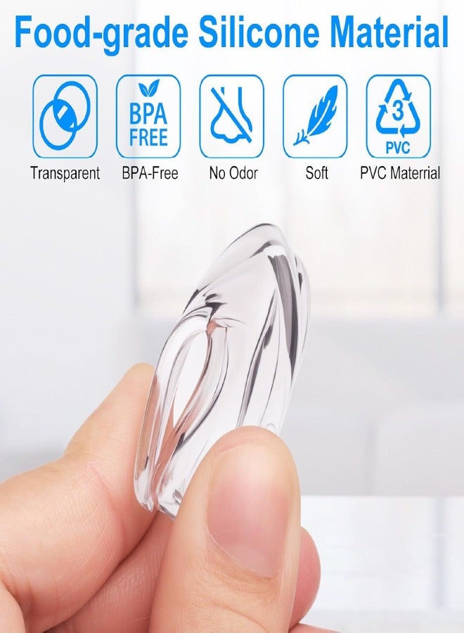 12 Pack Corner Protectors, Baby Proofing Corner Guards, Clear and Transparent Corner Bumper & Edge Cushion for Furniture, Table, Cabinet Sharp Corner & Edge, Baby Safety Material (L-Shaped) - Image 2