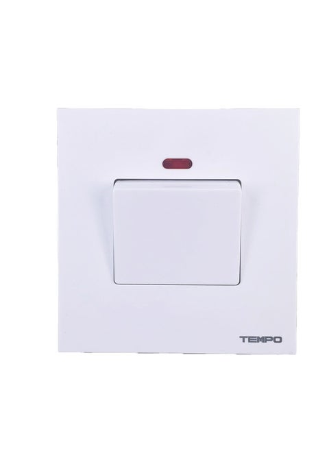 45A A/C switch 7X7 white Slim Piano