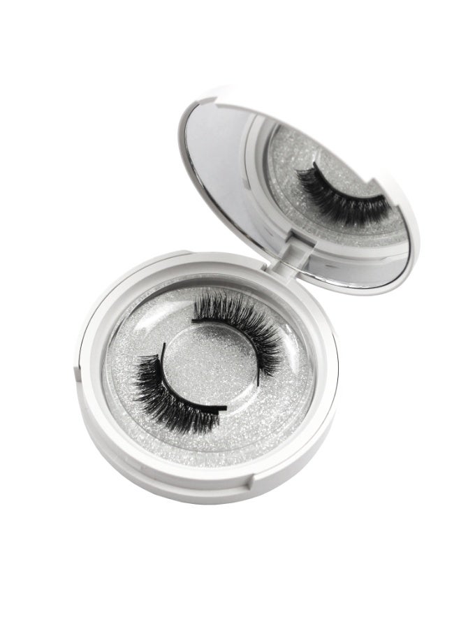 مجموعة رموش صناعية مغناطيسية، رموش مغناطيسية قابلة لإعادة الاستخدام، مزيج من الرموش العلوية والسفلية (العين اليمنى والعين اليسرى منفصلتان)، مجموعة رموش صناعية ثلاثية الأبعاد طبيعية خالية من الغراء مع أداة تطبيق، سهلة الارتداء - Image 1